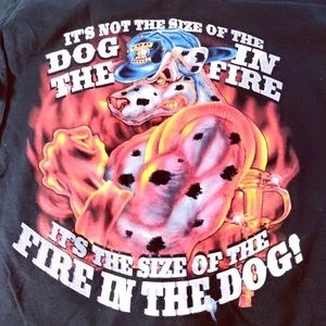 Powerful Firedog men's Tee shirt